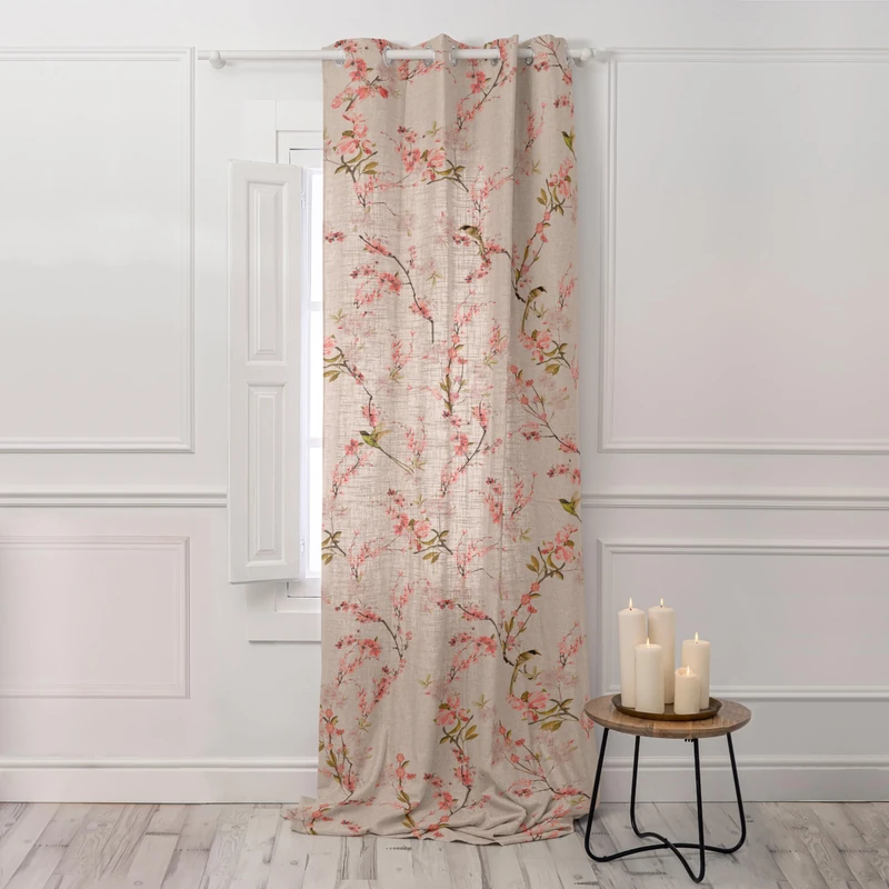 AlexandreHouse Chinoiserie Curtain Linen 140 x 280 cm