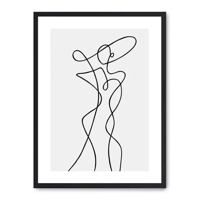 AlexandreHouse Cuadro Woman Line Art Viii