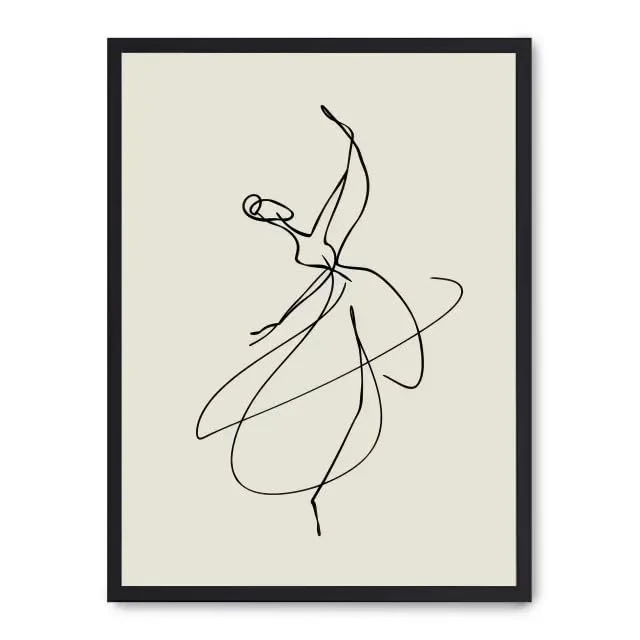 AlexandreHouse Cuadro Woman Line Art XVI - Image 1