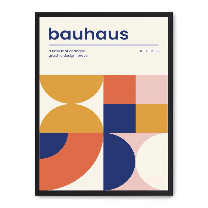 Cuadro Bauhaus Forms
