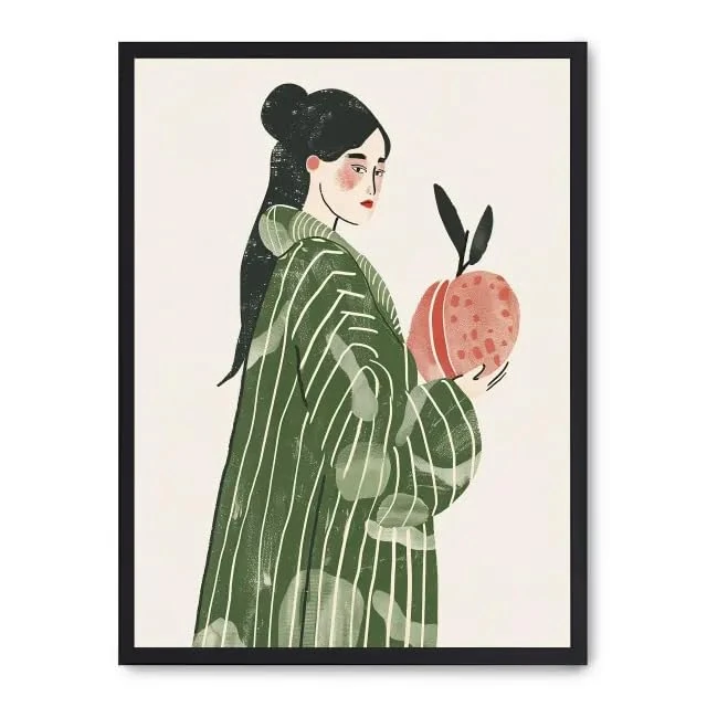 Cuadro Woman with Fruit - Image 1