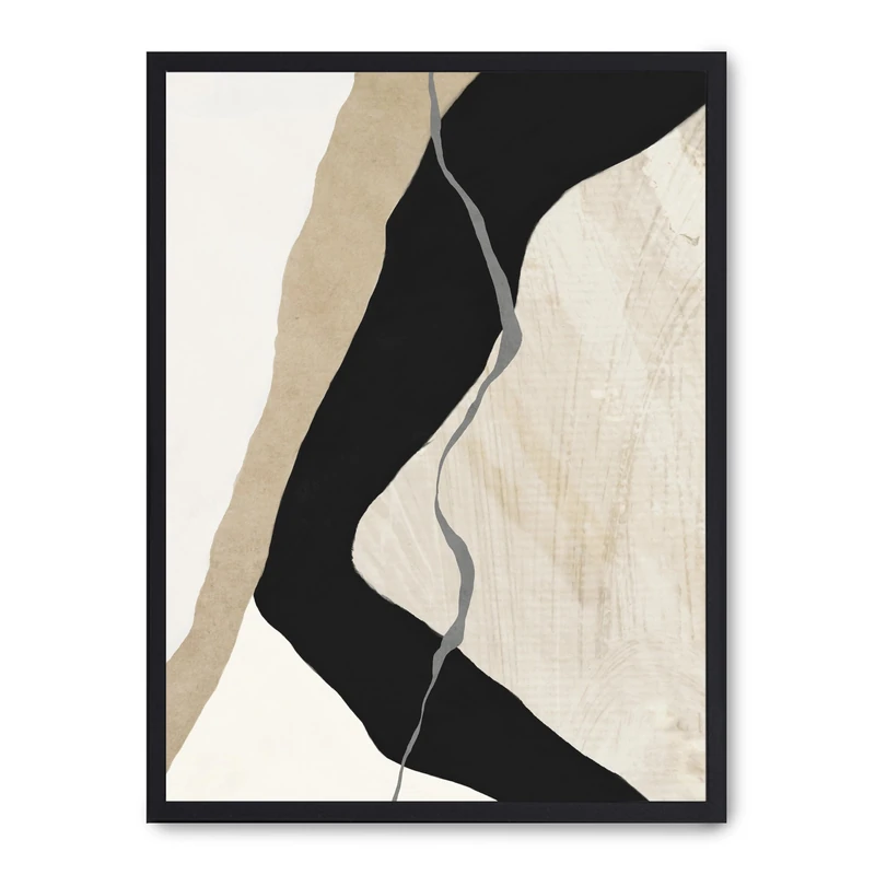 AlexandreHouse Cuadro Art with Black Lines Vii