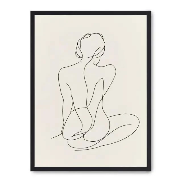 AlexandreHouse Cuadro Woman Line Art XV - Image 1