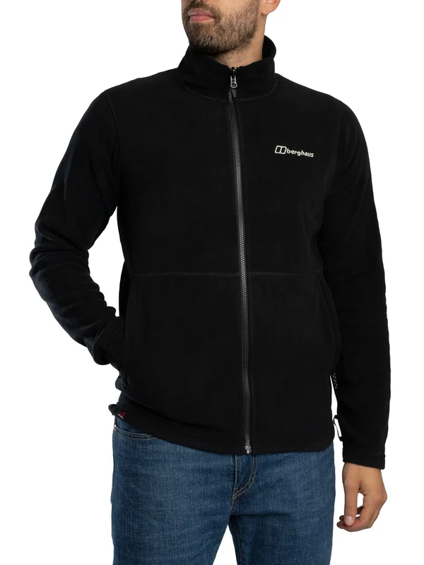 Berghaus Men's Prism Micro Polartec Interactive Fleece Jacket, Black, L