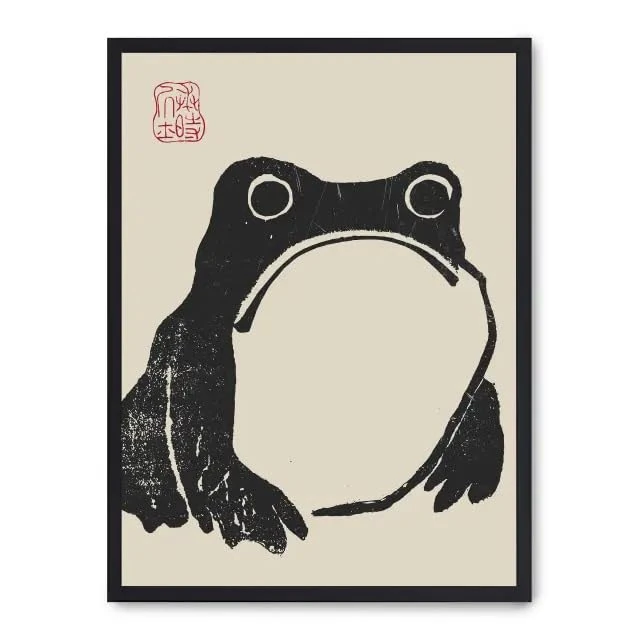 AlexandreHouse Cuadro Zen Frog I - Image 1
