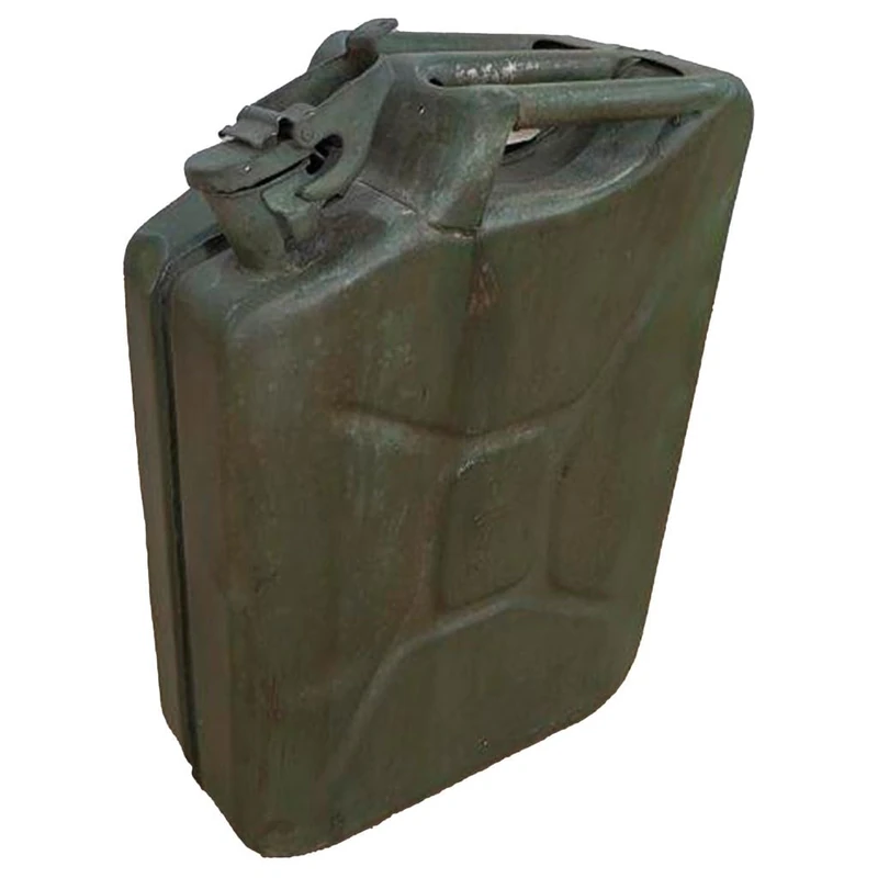 Metal Bidón with Artesanal Acabado