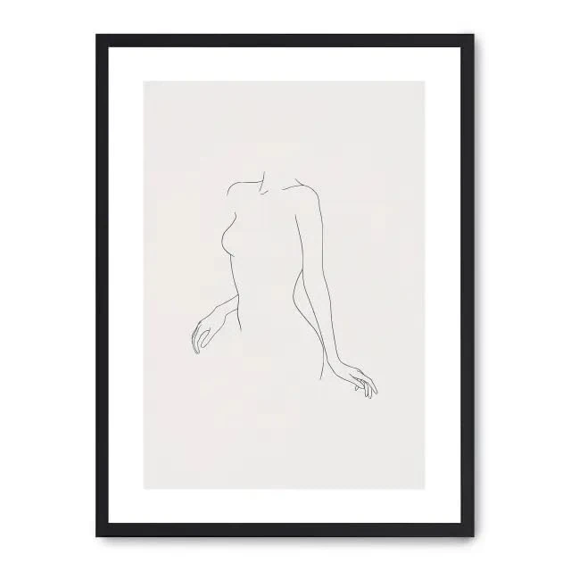 AlexandreHouse Cuadro Woman Line Art X - Image 1