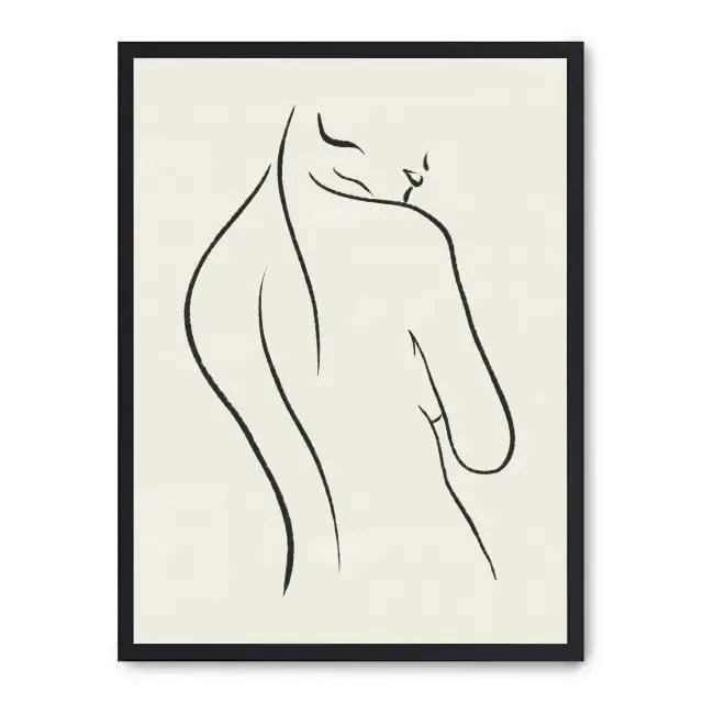 AlexandreHouse Cuadro Woman Line Art XIV - Image 1