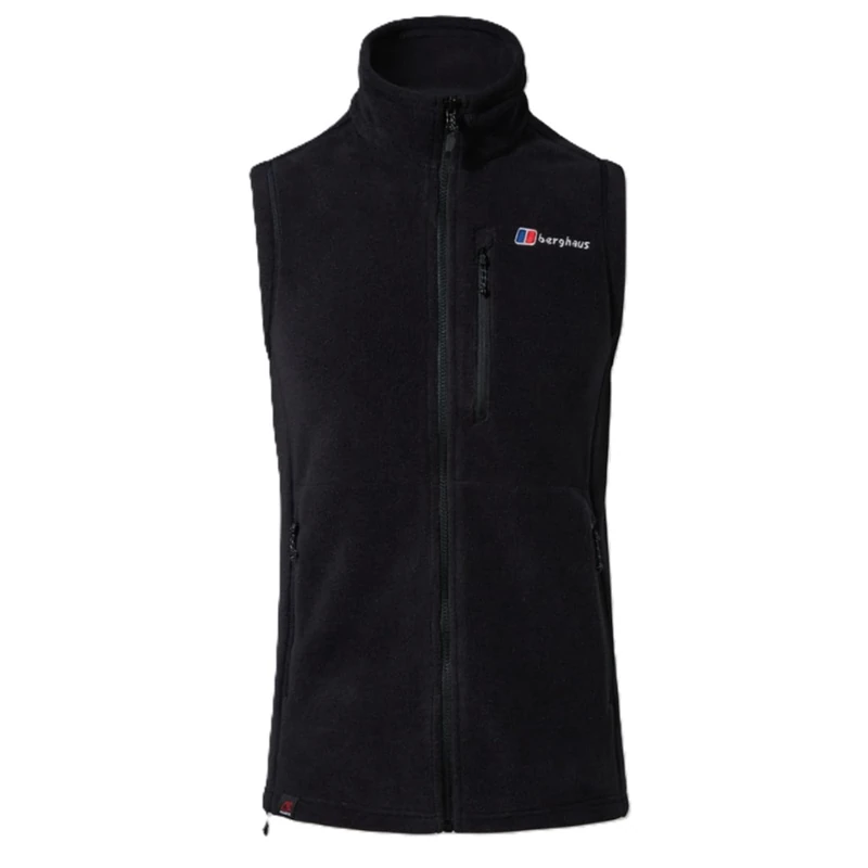 Berghaus Men's Interactive Prism Polartec Fleece Vest, Black, XXL