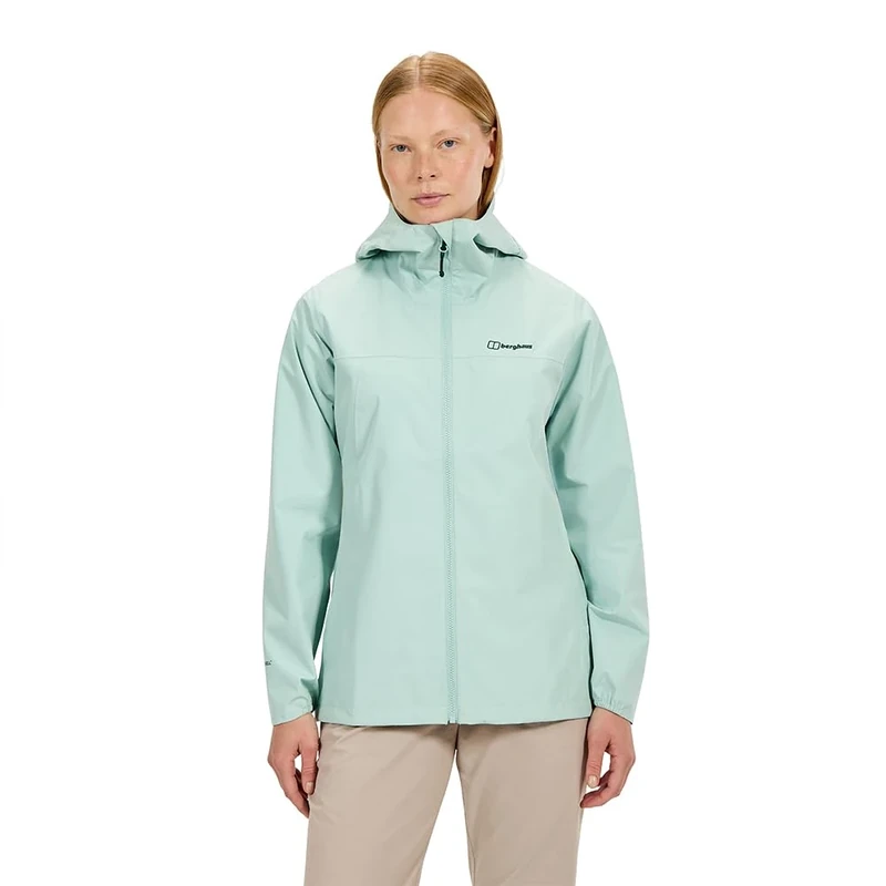 Berghaus Women's Deluge Pro 3.0 Jacket, Evernia Green, 10