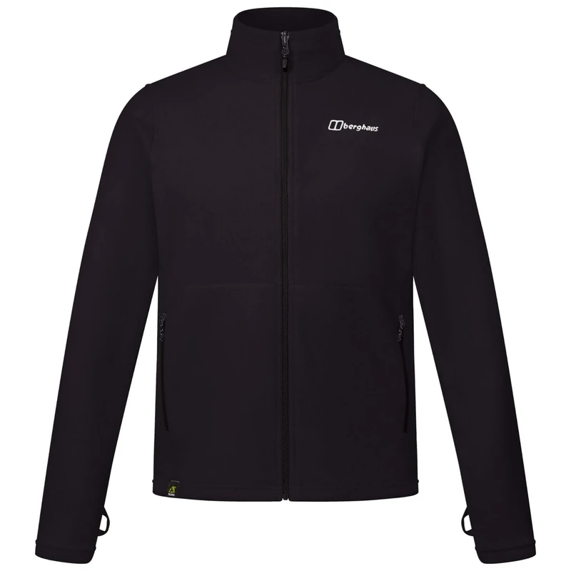 Berghaus Men's Prism Polartec Interactive Fleece Jacket, Black, L