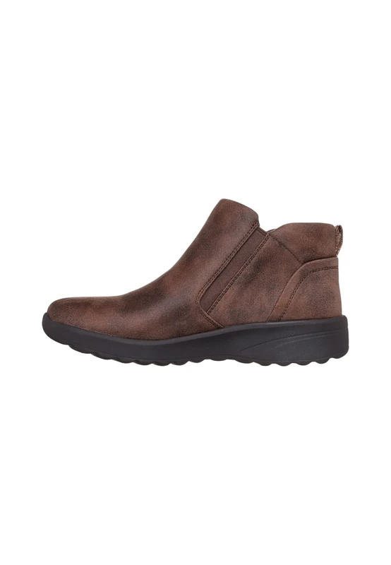 Skechers Women's Lovely Vibe Fall In Bloom Boots, Chocolate Microleather, 6.5 UK