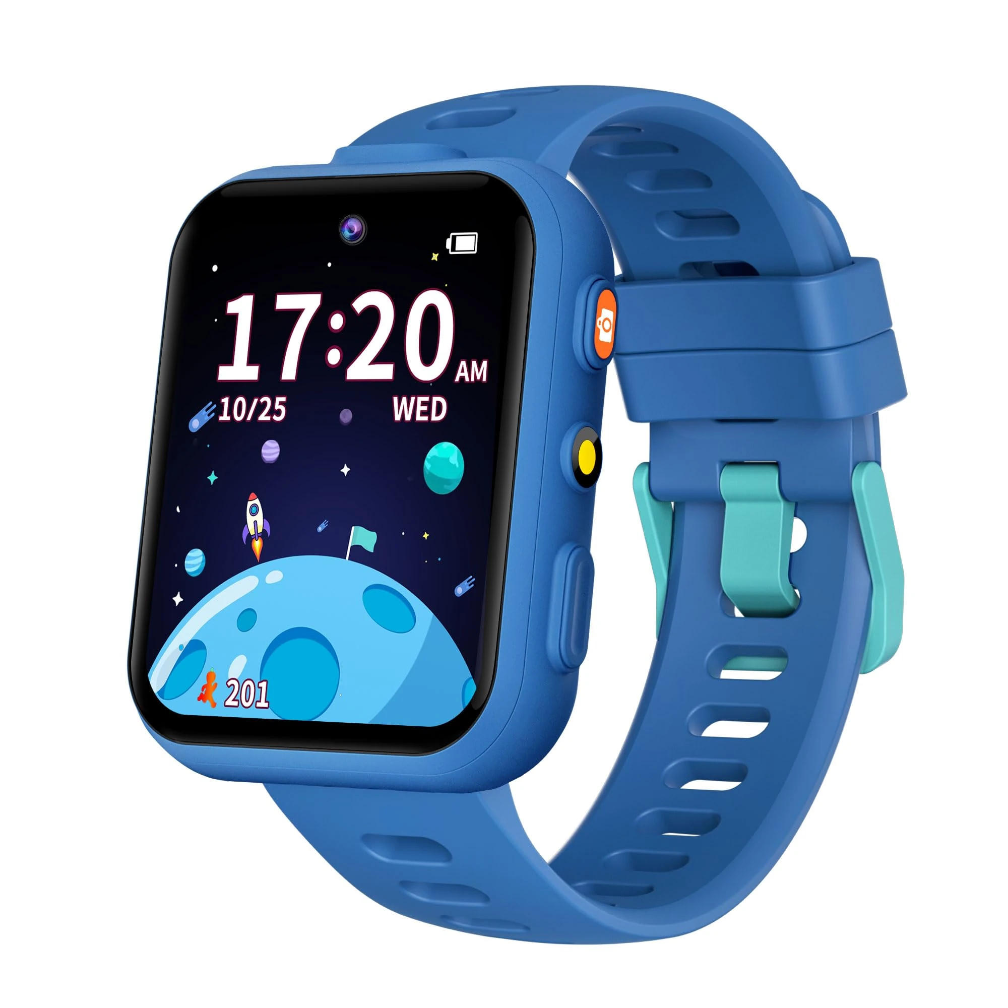 TICTIKY Smart Watch for Kids with 30 Puzzle Games, Dual Cameras, Kids Watches with Video/Music Player, Pedometer, Alarm Clock, Audiobooks, torch, Birthday Gifts Toys for kids Boys Girls 4-10