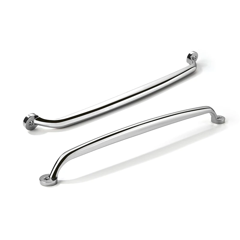CABDM 10 Pack 10 inch Hole Center Polished Chrome Cabinet Pulls - Heavy Duty Solid Drawer Hardware Handles Kitchen Vanity Bathroom Handles