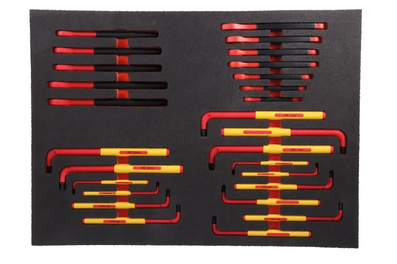 Laser 8487 Insulated Wrenches in Foam Inlay