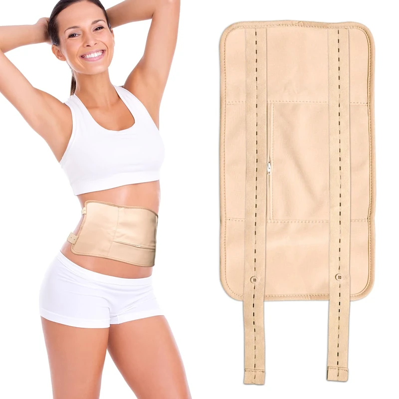 Castor Oil Pack - Reusable Wrap Adjustable Pack Wrap Kit for Liver, Aid Sleep, Auxiliary Liver and Abdominal Muscles to Improve Circulation Digestion (Castor Oi l Not Included) (1 Pack)