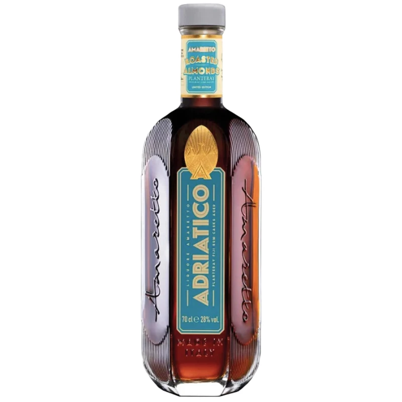Adriatico Premium Amaretto Liqueur Aged in Planteray Fiji Rum Cask, Limited Edition, Aged for 8 Months 70cl, 28% ABV