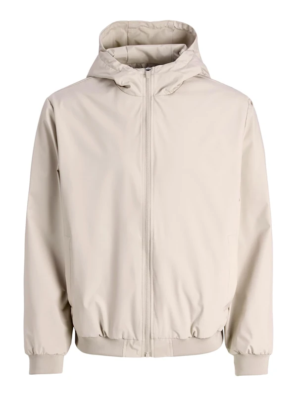 JACK & JONES Jjecharge Light Jacket Hood Noos, Moonbeam, S Men, Moonbeam, S - Image 1