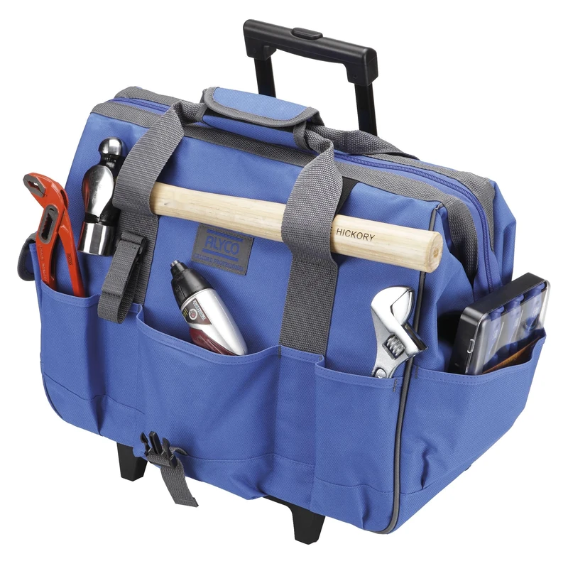 Glowster Nylon Trolley Bag with Wheels, Sturdy and Lightweight, Ideal for Shopping Transport, Luggage and Daily Use. - Image 1