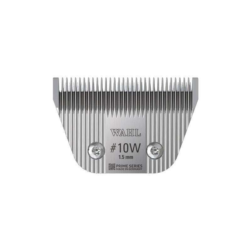 Wahl #10W Prime Series Wide Blade, Designed for Wider Cutting Of Medium Length Pet Coats, High Performance Powerful Clipping, Made For The KM Supera Pet Clipper, Cutting Length Of 1.5mm