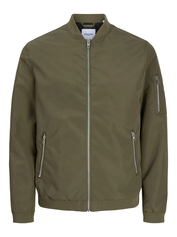 JACK & JONES Mens Jjerush Bomber Noos, Dusty Olive, L UK - Image 1