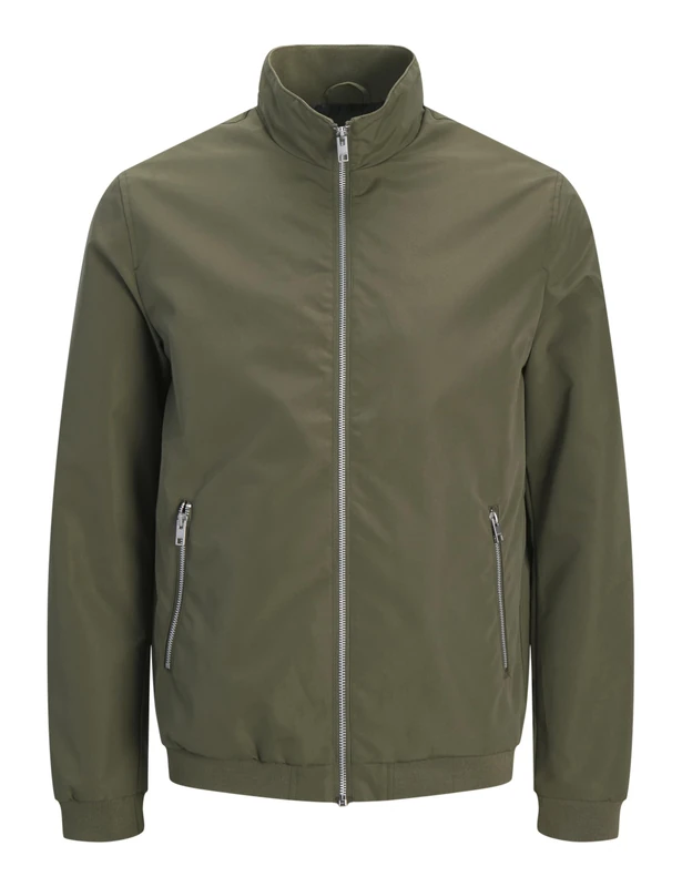 JACK & JONES Jjerush Harrington Bomber Noos, Dusty Olive, x_l