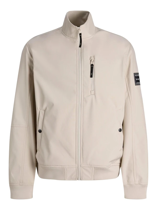 JACK & JONES Jjeparker Softshell Bomber Sn, moonbeam, M