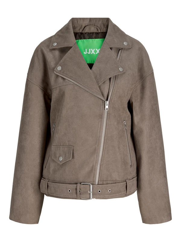 Jxfrida Rocky Brushed Biker JKT OTW Sn, Falcon, L - Image 1