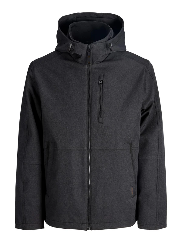 JACK & JONES Jjeadam Dover Jacket Sn, Black, M Men, Black/White, M