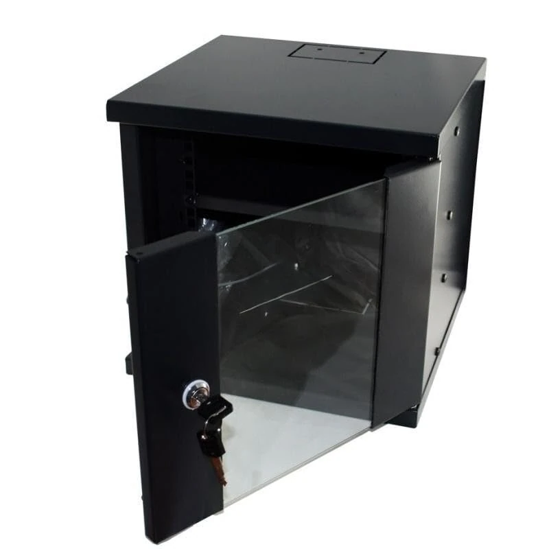Wall Cabinet 6U 330x320 mm with 1 Tab, 10" – Safe and efficient Storage for Network and Telecommunications Equipment. - Image 1
