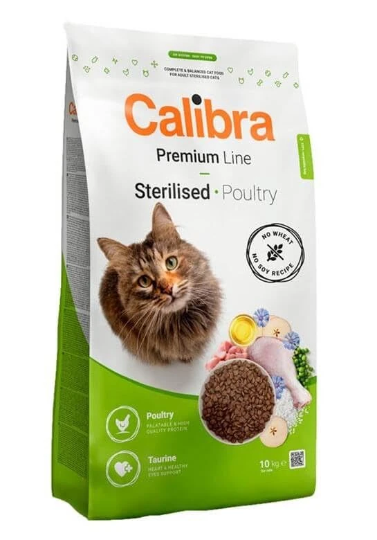 CALIBRA Cat Premium Sterilized Poultry Meat 10 kg - Image 1