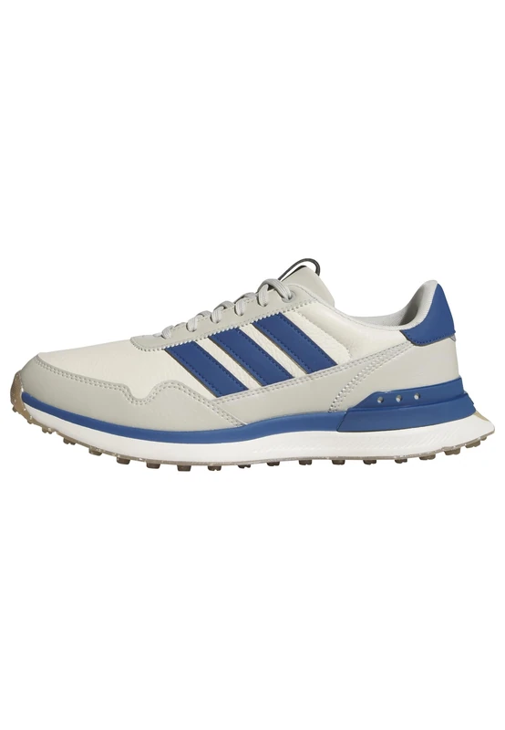 adidas Men's S2G 26 Leather Spikeless Golf Shoe, Chalk White/Dusky Petrol/Wonder Alumina, 12 UK