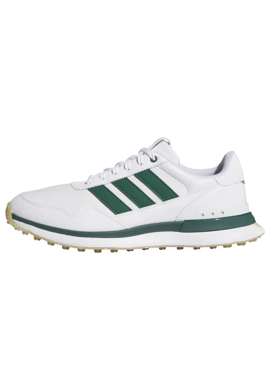 adidas Men's S2G 26 Leather Spikeless Golf Shoe, FTWR White/Collegiate Green/Gum 3, 7 UK