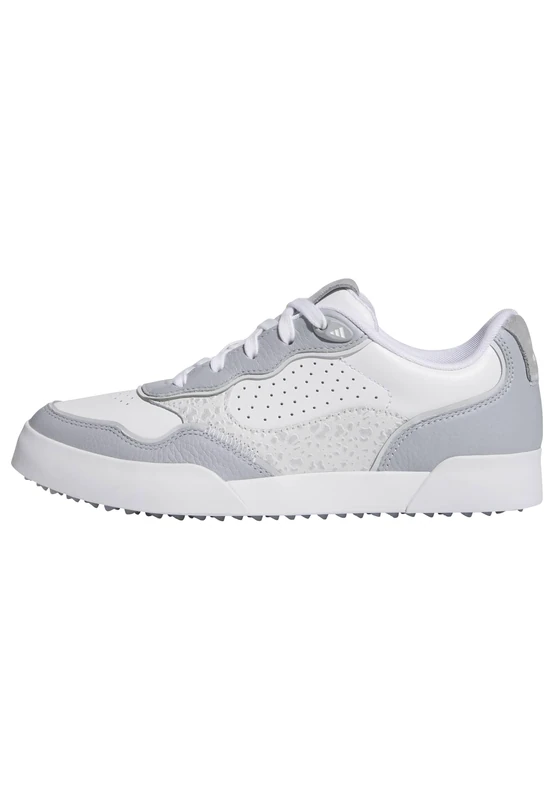adidas Women's RETROCROSS 25 Spikeless Golf Shoes, FTWR White/Halo Silver/Dash Grey, 4.5 UK