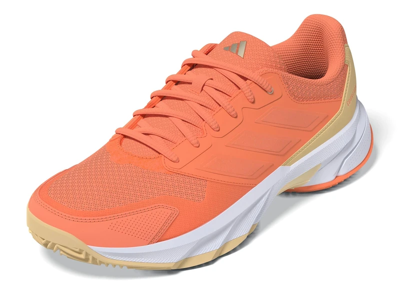adidas Women's CourtJam Control 3 Womens Clay Tennis Shoes, Beam Orange/Beam Orange/Orange Tint, 6.5 UK