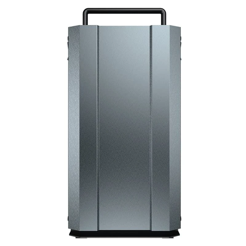 Compact design Mini-ITX case, Iron Grey, ideal for PC assemblies with limited space and excellent ventilation.