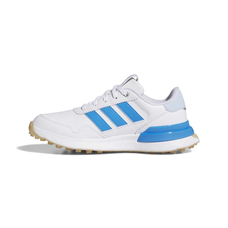 adidas Unisex Kids S2G 26 Spikeless Golf Shoe, FTWR White/Lucid Ray Blue/Crystal Sky, 2.5 UK