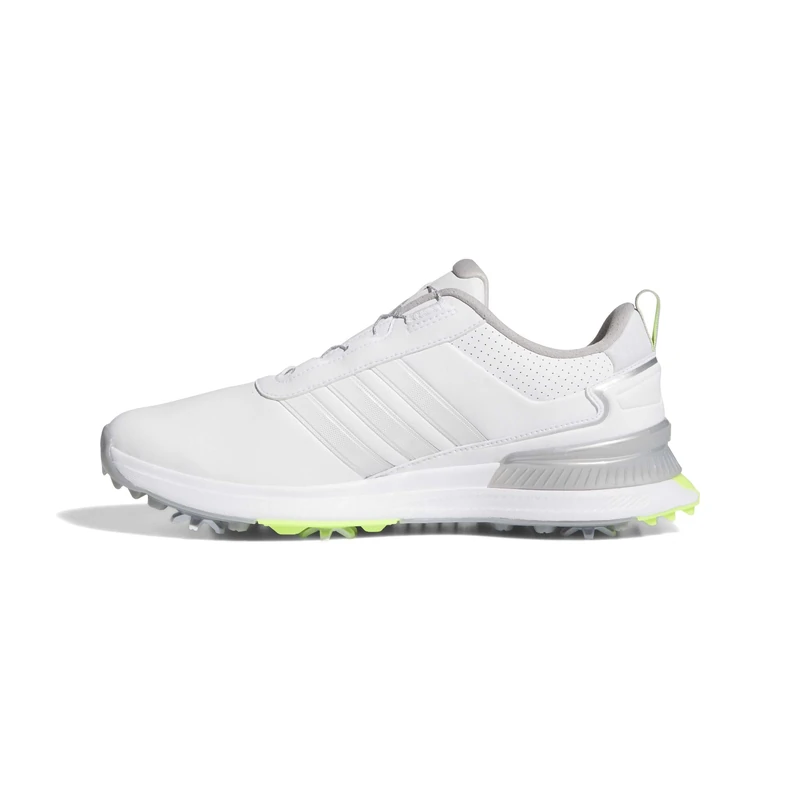 adidas Men's R2G BOA Golf Shoes, FTWR White/Silver met./Lucid Lemon, 10 UK