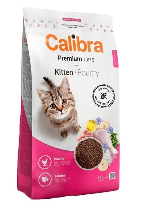 CALIBRA Cat Premium Kitten Poultry Meat 10 kg - Image 1