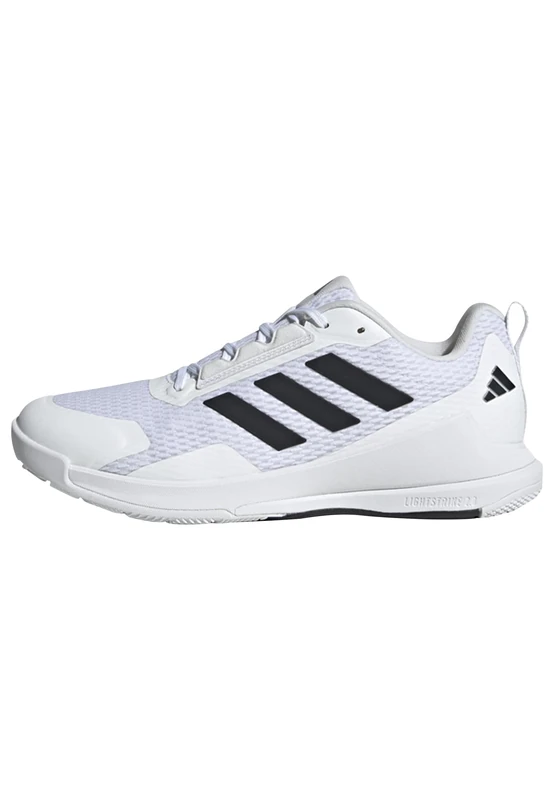 adidas Men's Novaflight 2 Indoor Shoes, FTWR White/core Black/FTWR White, 8 UK