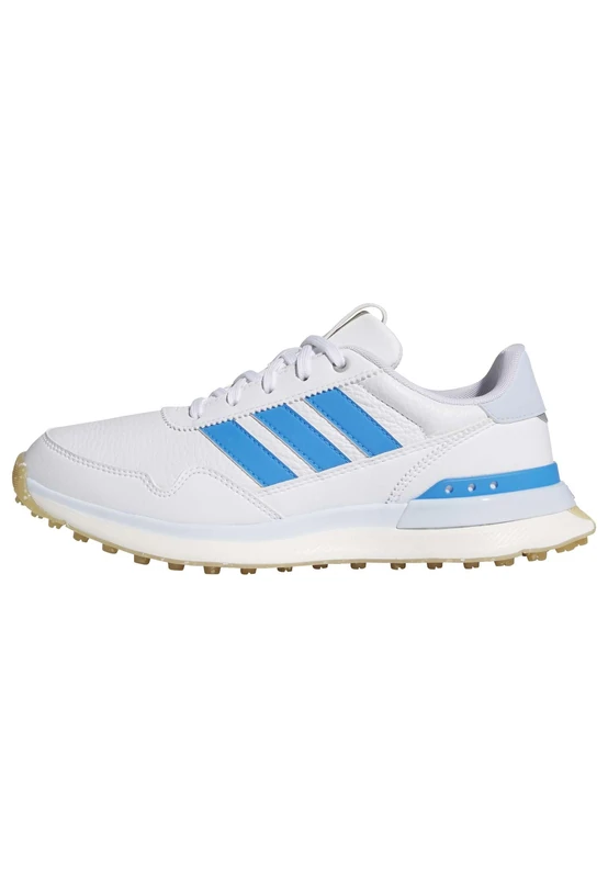 adidas Women's S2G 26 Leather Spikeless Golf Shoe, FTWR White/Lucid Ray Blue/Crystal Sky, 6.5 UK