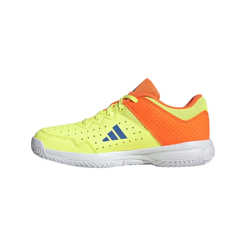 adidas Unisex Kids Court Stabil Shoes, hi-res Yellow/ray Blue/Lucid Orange, 6 UK
