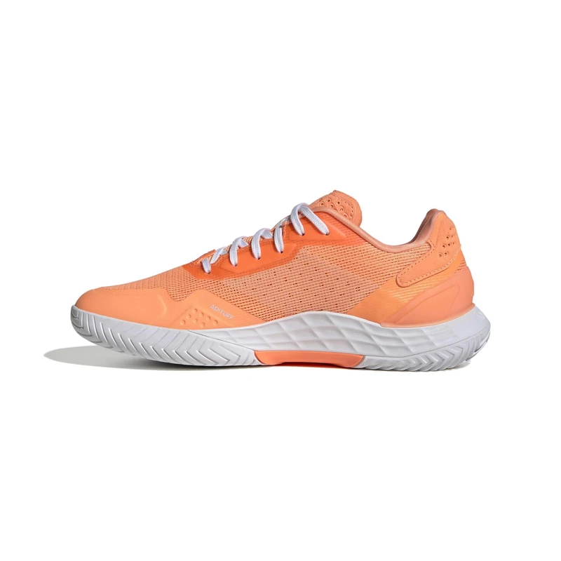 adidas Women's Defiant Speed 2 Tennis Shoes, Beam Orange/Crystal Sky/FTWR White, 6 UK