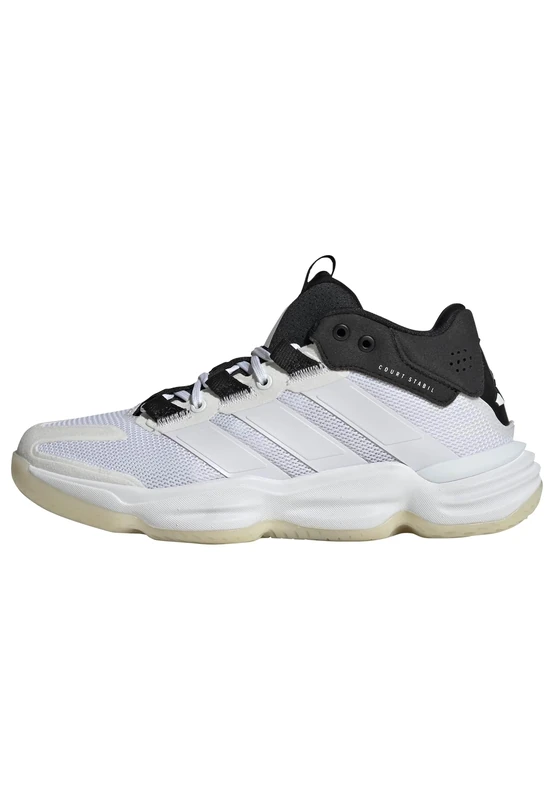 adidas Women's Courtstabil Indoor Shoes, FTWR White/FTWR White/core Black, 10.5 UK