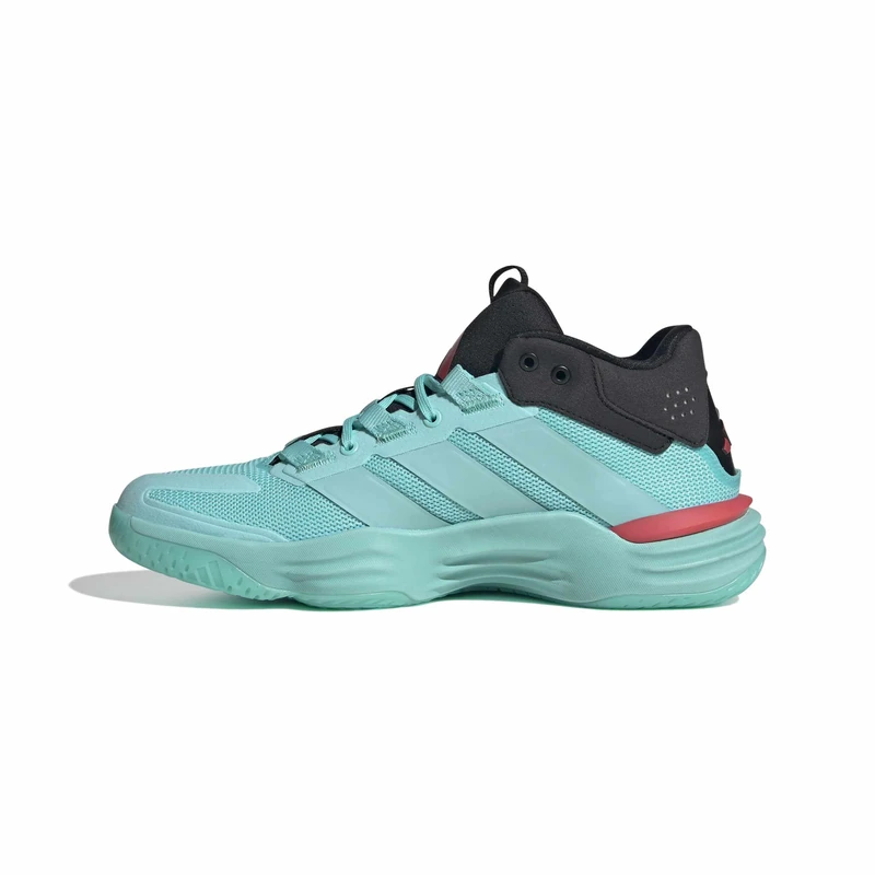 adidas Men's Courtstabil Indoor Performance Shoes, Flash Aqua/Flash Aqua/semi Lucid red, 11.5 UK