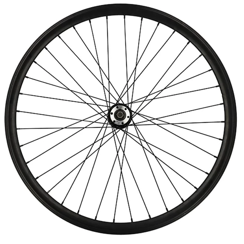 cyclingcolors 1 x Bicycle Front Wheel Rim Complete Edge Radius Hub for Electric Bicycle UAE Size 28 Inch Compatible with Wheelyoo 622 Black