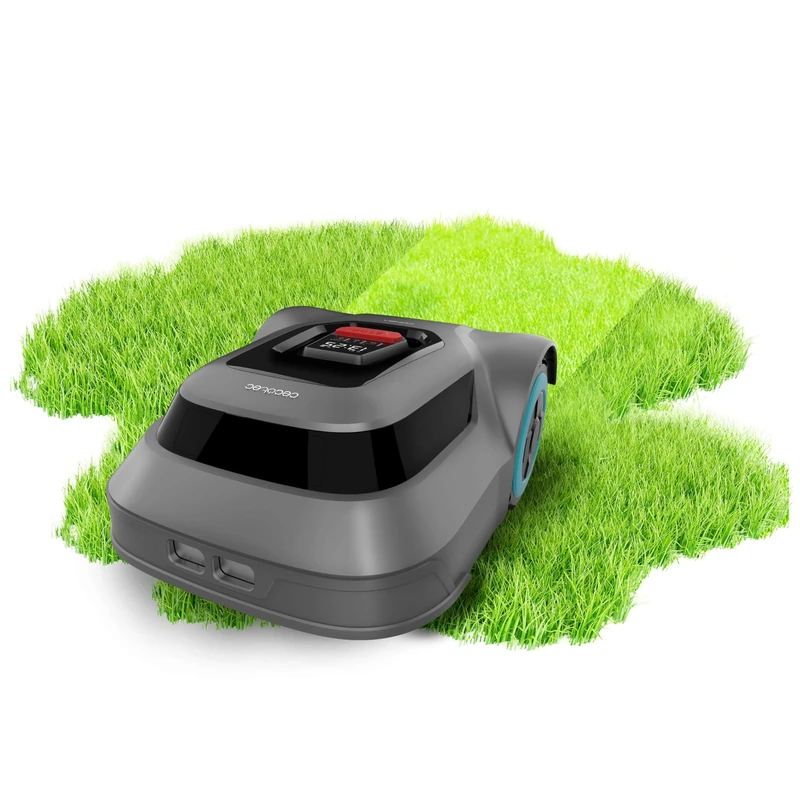 Cecotec Cordless Robotic Lawn Mower for 500 m² Conga Grasshopper 500 Map Connected. Brushless Digital Motor, App, Tidy Cutting, Maximum Slope 45%, Cutting Blade Regulator, Rain Sensor