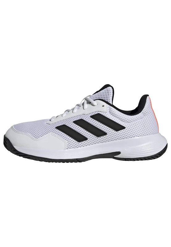 adidas Unisex Court Spec 2 Tennis Shoes, FTWR White/core Black/Lucid Orange, 8 UK