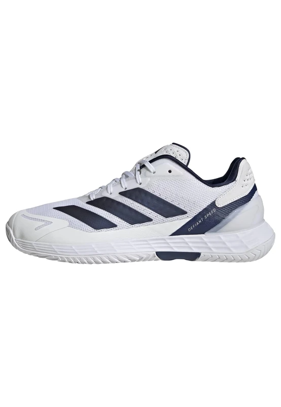 adidas Men's Defiant Speed 2 Tennis Shoes, FTWR White/Dark Blue/core Black, 9.5 UK