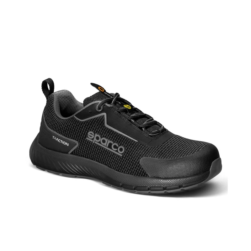 Sparco Traction, Unisex Adult Safety Shoes, Black, 10 UK